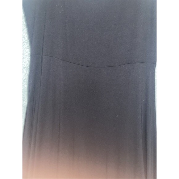 Old Navy Dress Womens XL Black‎ Maxi Sleeveless Stretch Knit Beachy Comfortable - Picture 2 of 9